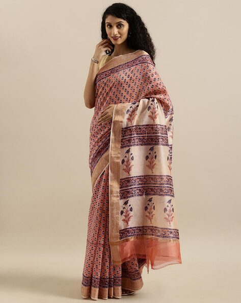 Exclusive Hand Block Premium Kota Doria Saree – Jaipur Tex