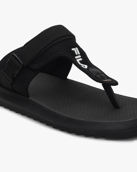 Buy Black Sandals for Men by FILA Online Ajio