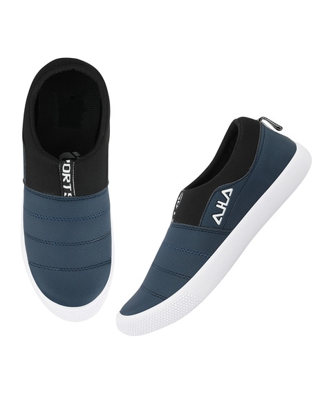 Self-Designed Slip-On Plimsolls with Panels