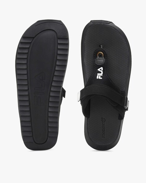 Buy Black Sandals for Men by FILA Online Ajio