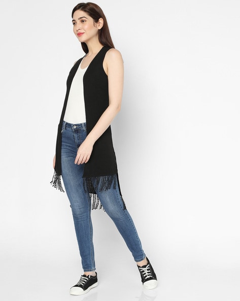 Ribbed Shrug And Square Neck Cropped Tank | Express