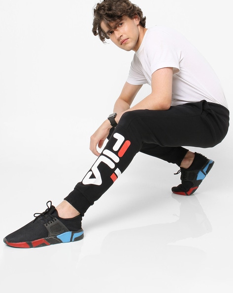 Buy Black Track Pants for Men by FILA Online