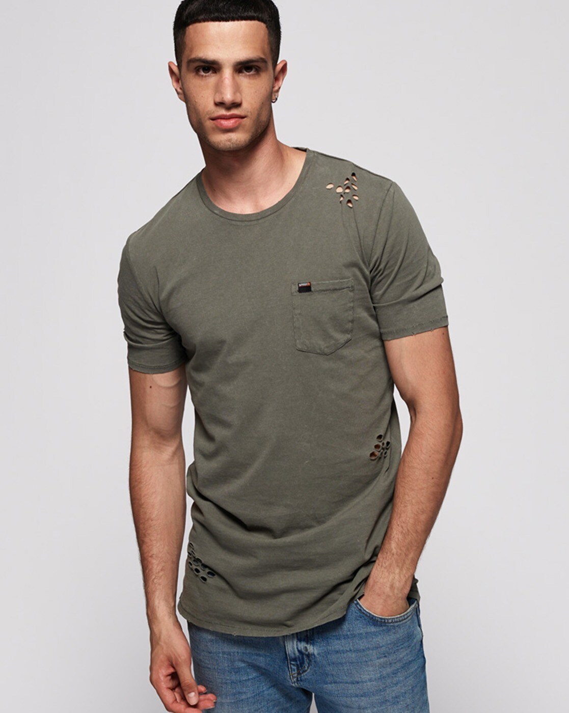 superdry longline tee