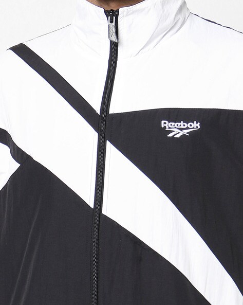 reebok men's track jacket