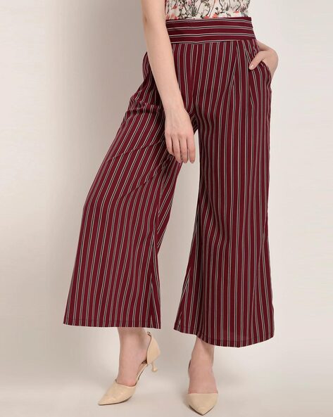 Red High Rise Culottes |193101901-chili-Oil