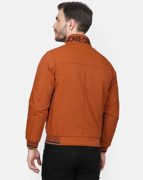 rust orange jacket