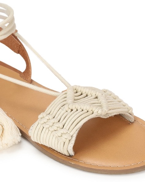 Buy Brown Flat Sandals for Women by BRASH by Payless Online | Ajio.com