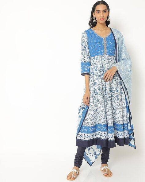 Buy Blue Kurta Suit Sets for Women by 