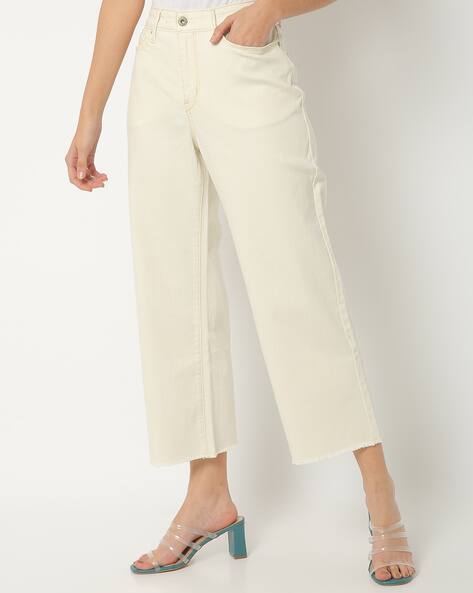 denizen white jeans