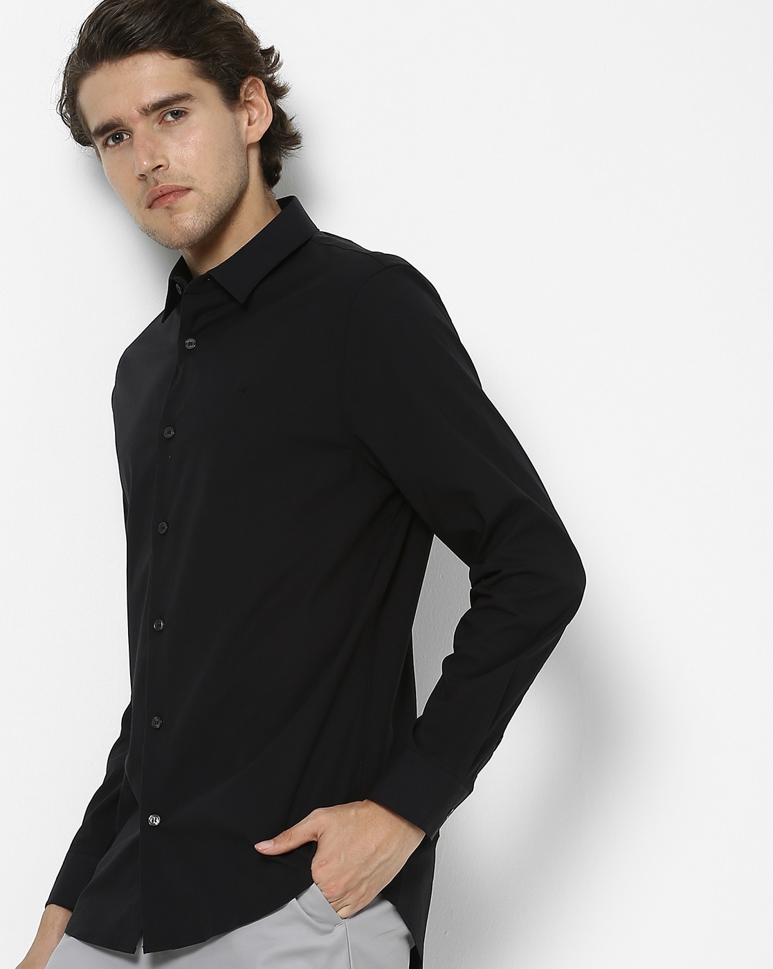 calvin klein black shirt