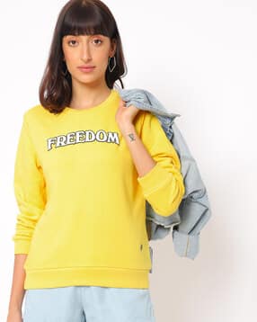 ladies lemon sweatshirt