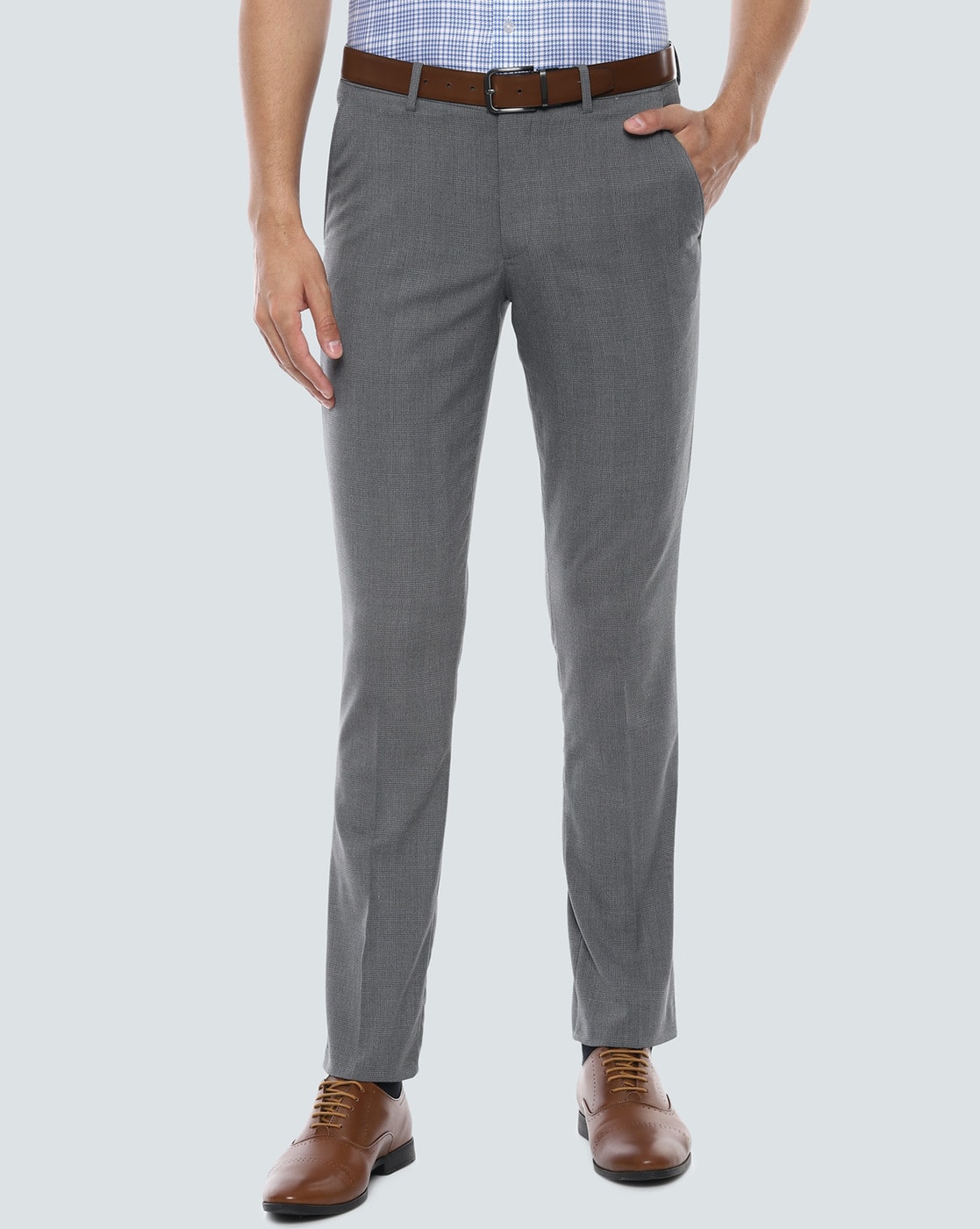 Buy Grey Trousers \u0026 Pants for Men by 