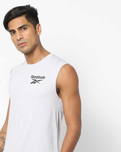 reebok sleeveless t shirt india