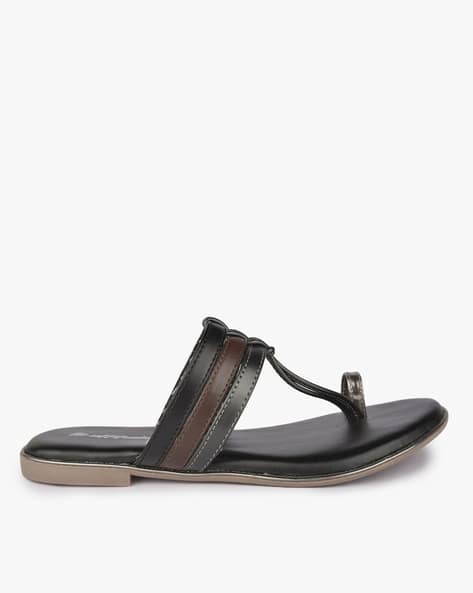 cute black flat sandals