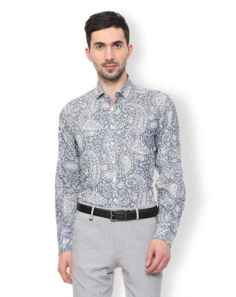 Paisley Print Slim Fit Shirt