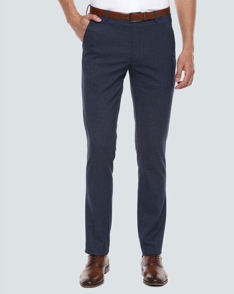 Buy Navy Solid Slim Fit Trousers for Men Online at Killer Jeans  471587