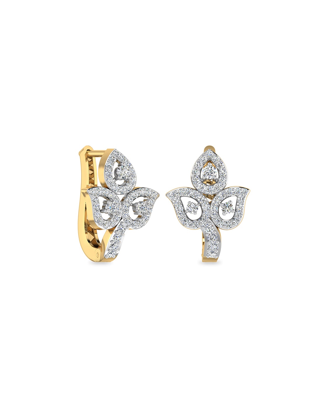 Small Silver Diamond Earrings 2024 | favors.com