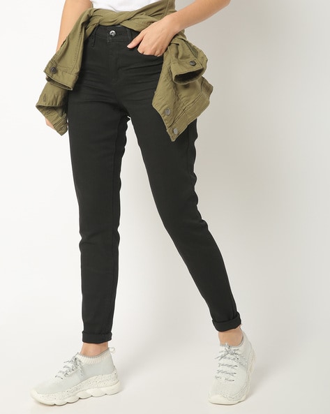 womens black denizen jeans