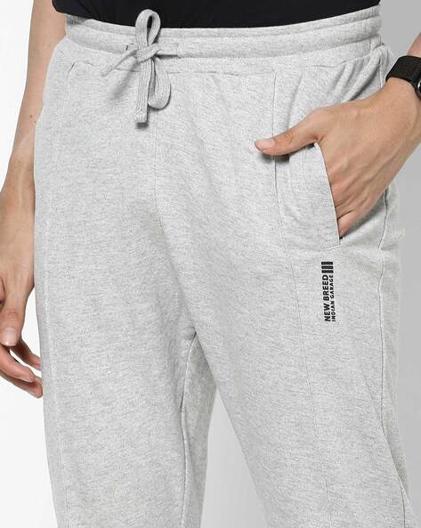 Buy Grey Melange Track Pants for Men by The Indian Garage Co Online