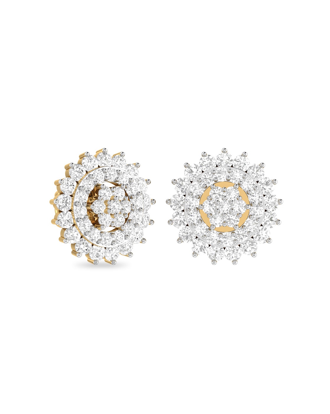 diamond gold earrings for women