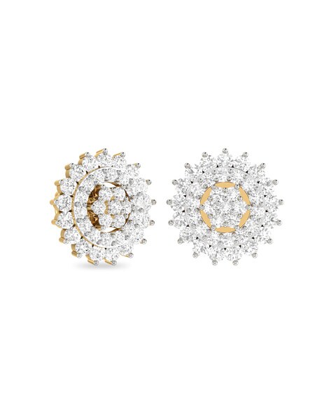 diamond earrings women gold