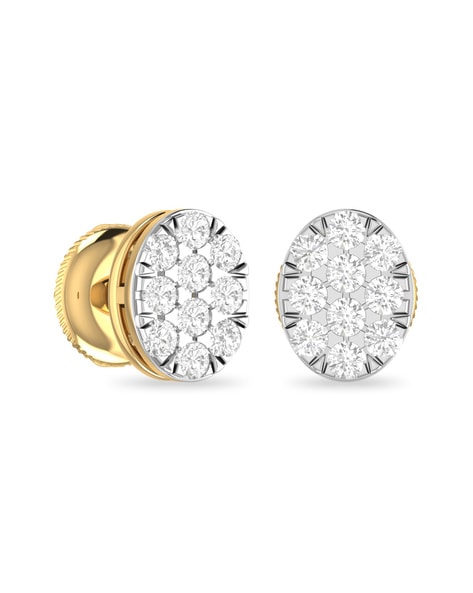18K Yellow Gold White Diamond Earring Charms 001-699-00013, Koerbers Fine  Jewelry Inc