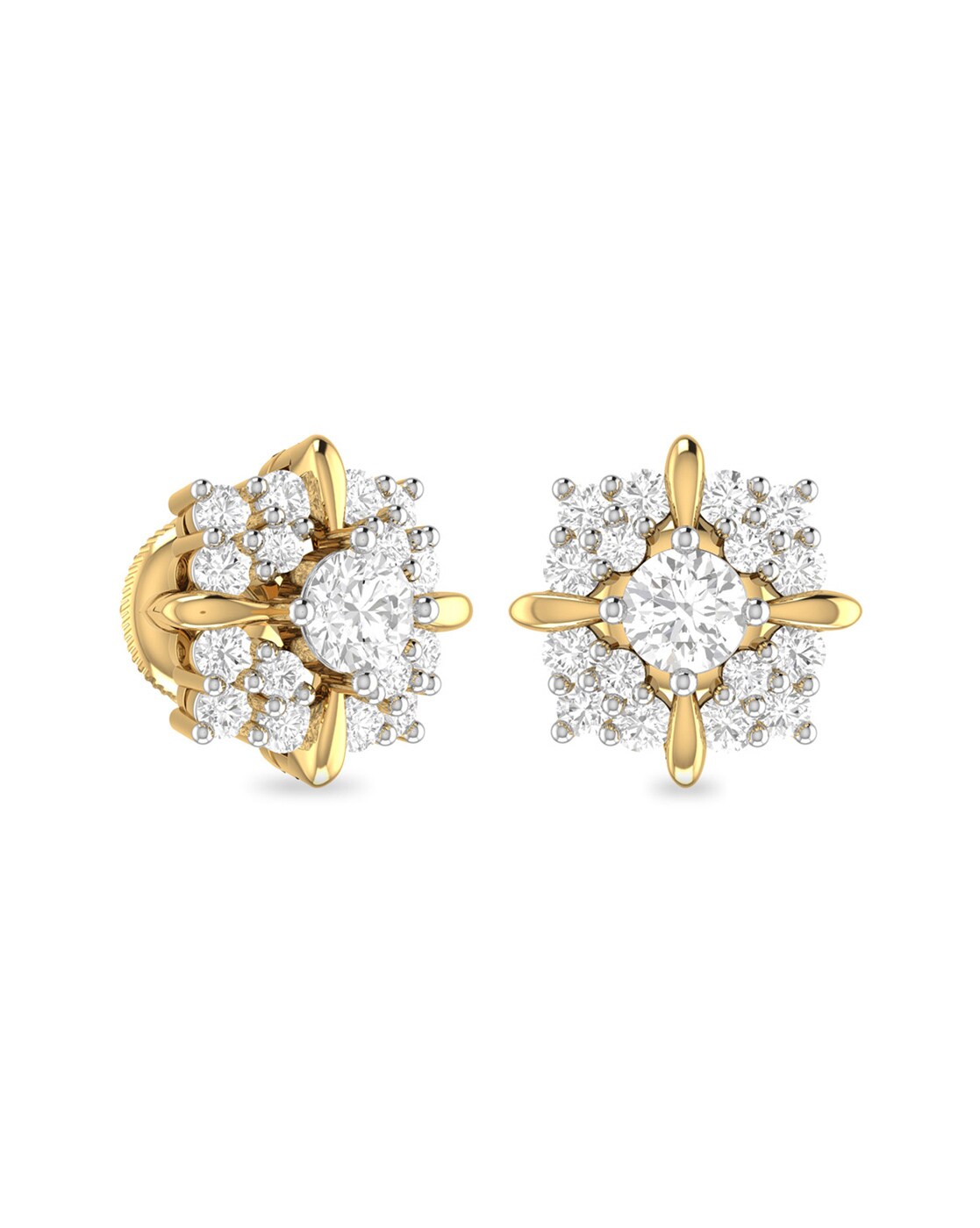 Stud Earrings With Screw Backs | Bijoux Majesty