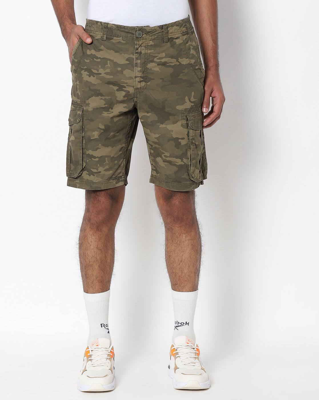 Buy Olive Green Shorts \u0026 3/4ths for Men 