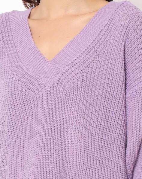 Womens Fashion Solid Long Sleeve Sweater O-Neck Loose knitting Sweater  Tietoc 