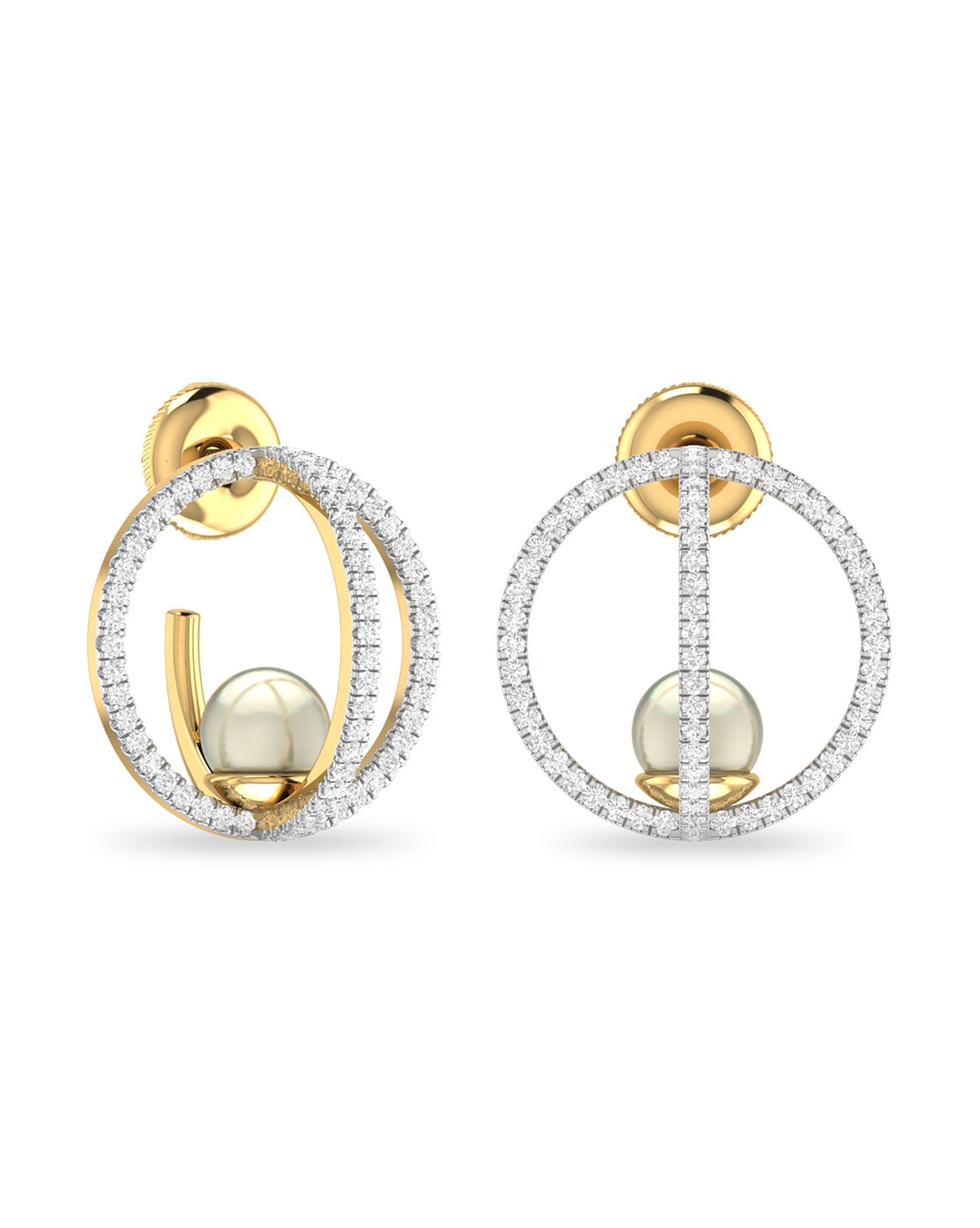 Gold And Diamond Earrings Dubai | Liali Jewellery