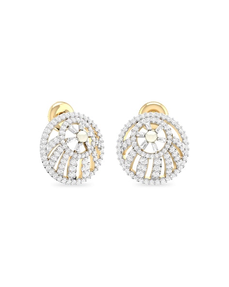 Buy Yellow Gold Earrings for Women by Pc Jeweller Online | Ajio.com