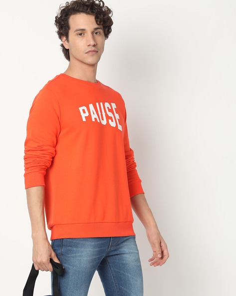 Buy Orange Sweatshirt & Hoodies for Men by DENIZEN FROM LEVIS Online |  