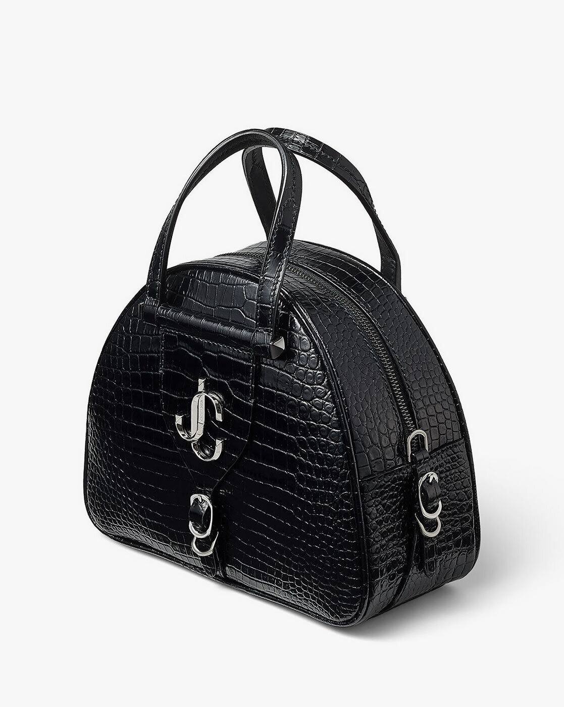 バッグ JIMMY CHOO VARENNE BOWLING A display of expert craftsmanship, our VARENNE bowling bag
