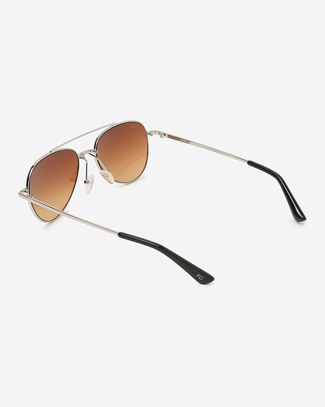 Round metal-rimmed sunglasses - Woman | Mango Madagascar