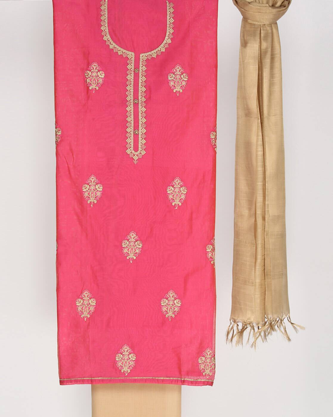 rani pink dress material