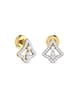 The Adolf 18 KT Yellow Gold Diamond Studded Earrings
