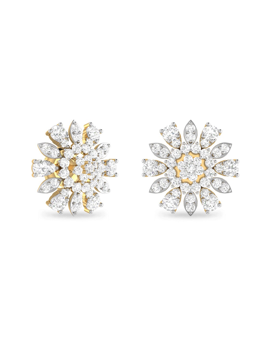 18K Yellow Gold White Diamond Earring Charms 001-699-00013, Koerbers Fine  Jewelry Inc