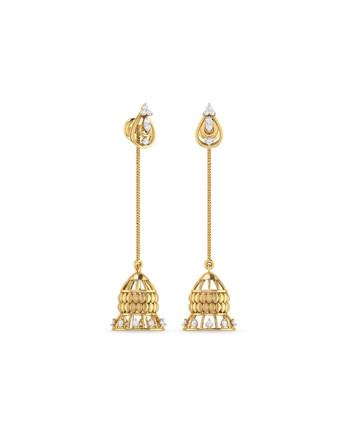 Gold & Diamond Earrings Online | Buy Latest Designs at best price | PC  Jeweller