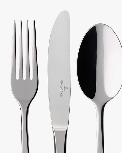 Buy VILLEROY & BOCH Oscar Cutlery 24 Pcs | Silver Color Home Kitchen | AJIO LUXE