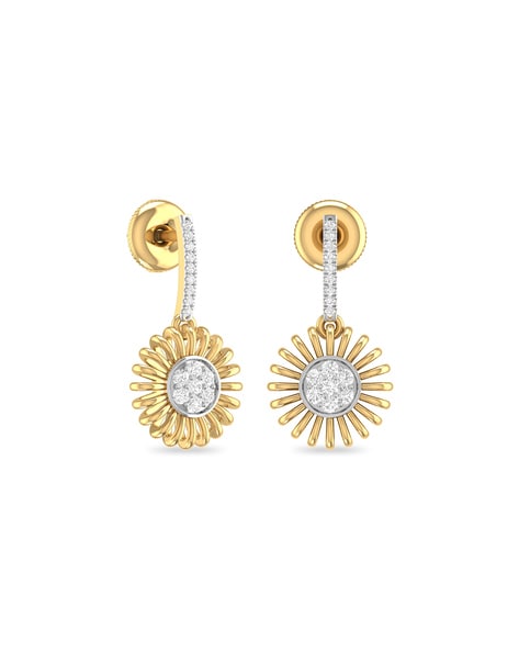 Tanishq Earrings Designs In Gold At With Latest Price & Detial - Jewelry in  Bangalore, 133547523 - Clickindia