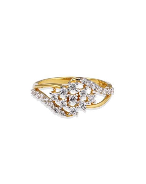 Eye-Catching Royal Look AD Stone Finger Ring - South India Jewels
