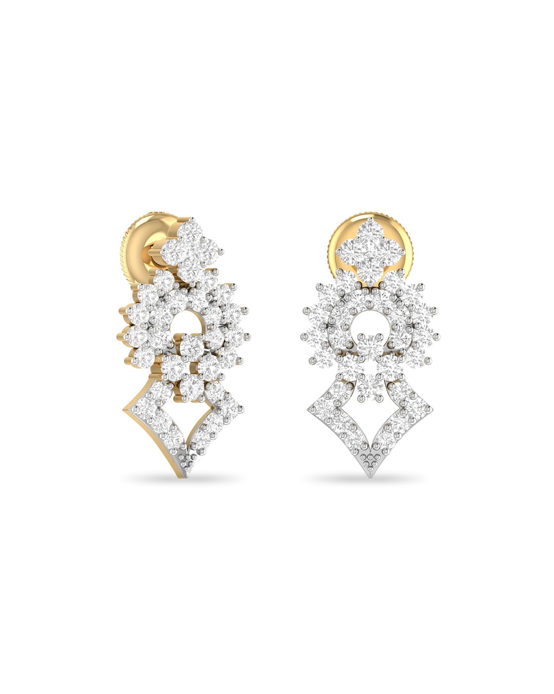 Golden PC Jeweller The Padma Women Gold Earrings