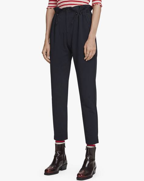 Buy Black Trousers \u0026 Pants for Women by 