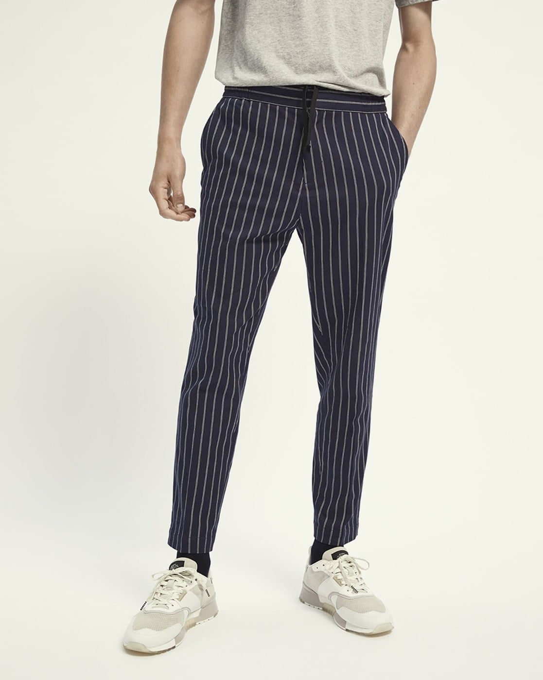 ETRO Tapered Pinstriped Trousers  Farfetch