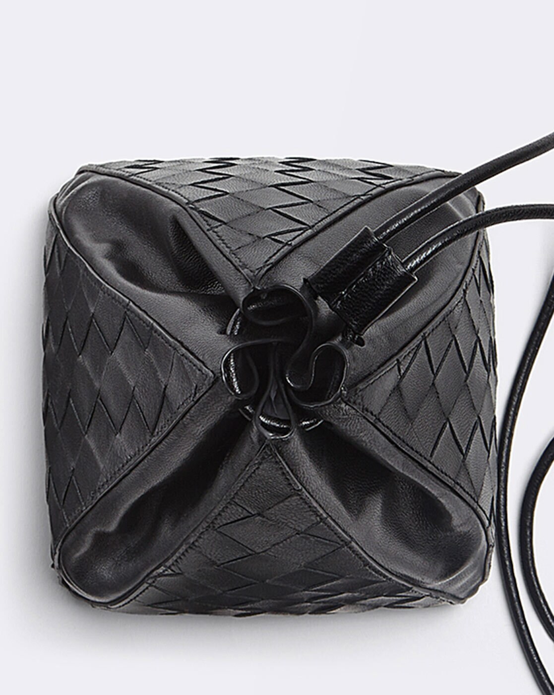 Bottega Veneta Padded Cassette Bag Black Gold