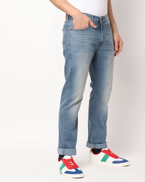 denizen straight fit jeans