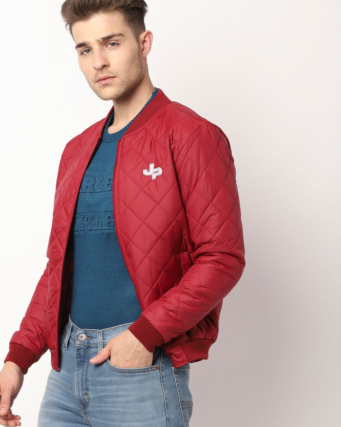 john players quilted jacket