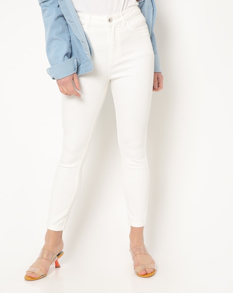 Buy White Jeans  Jeggings for Women by DNMX Online  Ajiocom