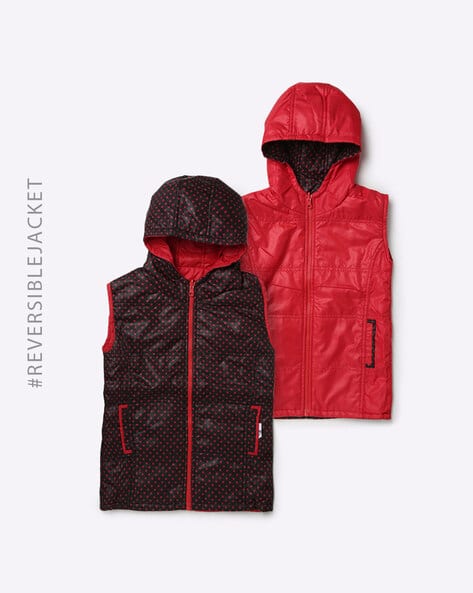 612 League Sleeveless Reversible Zip-Front Jacket