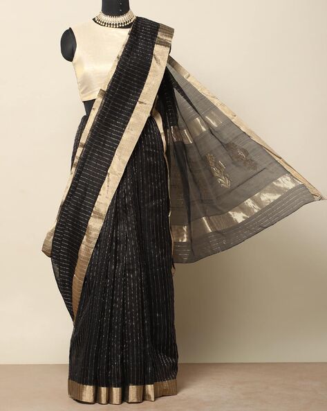 Buy Olive Sarees for Women by Indie Picks Online | Ajio.com